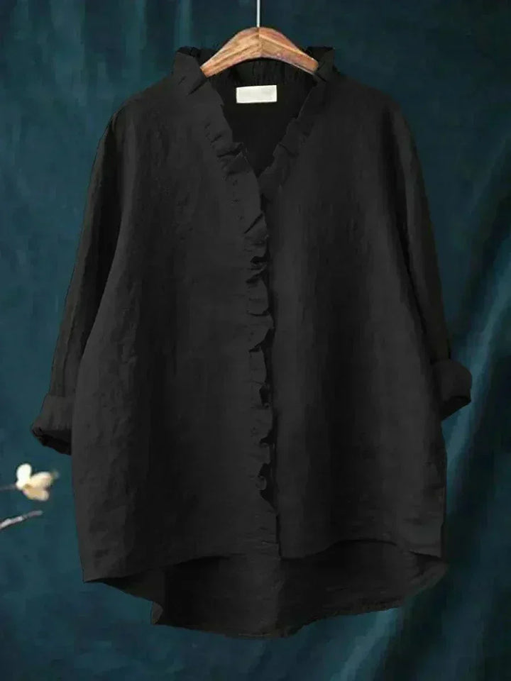 Bonnie | Blouse à manches longues avec détail en volants