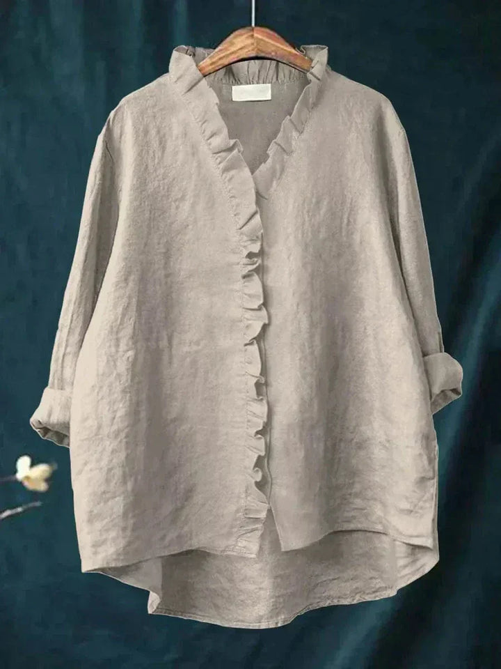 Bonnie | Blouse à manches longues avec détail en volants