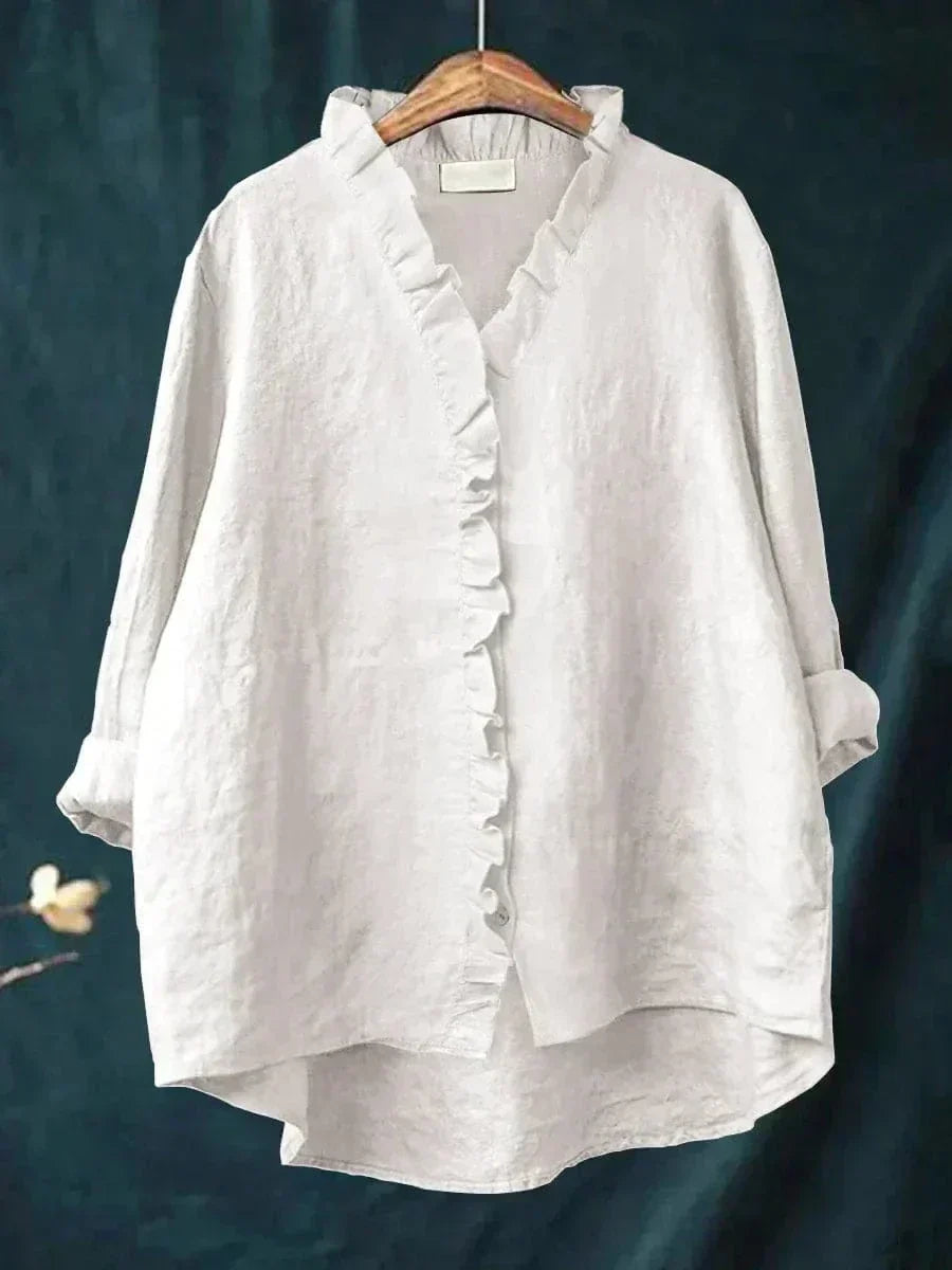Bonnie | Blouse à manches longues avec détail en volants