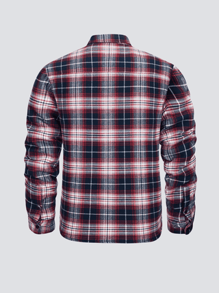 Kristian | Chemise à manches longues à carreaux pour motard