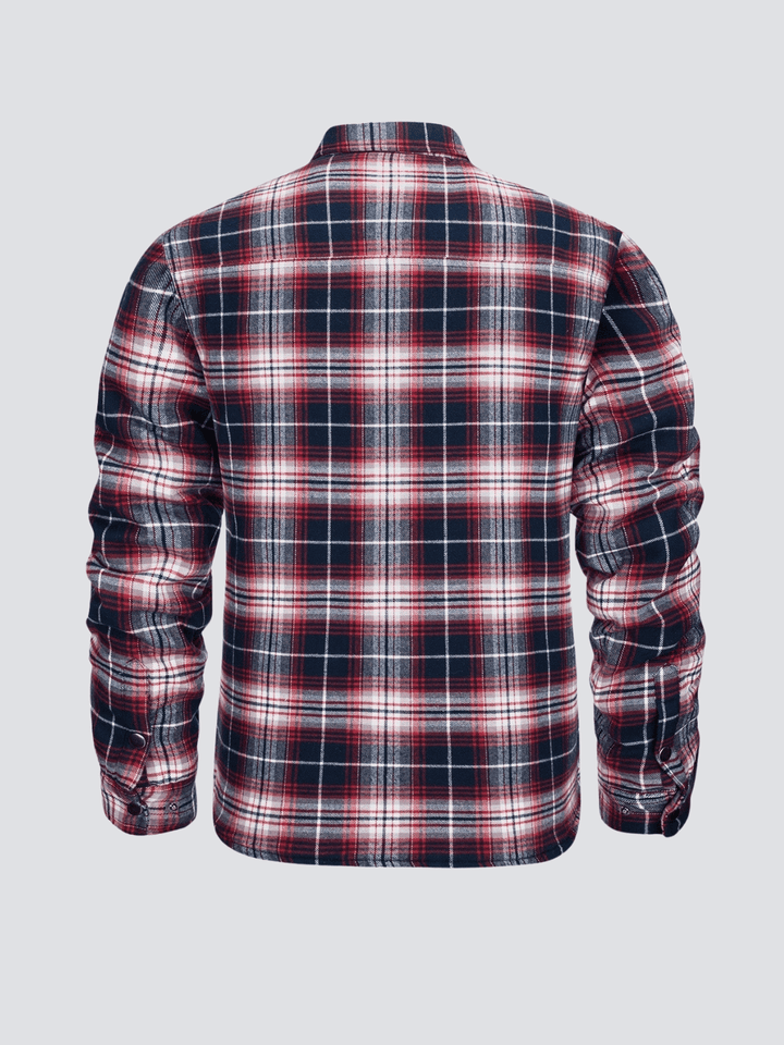 Kristian | Chemise à manches longues à carreaux pour motard