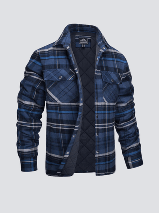 Kristian | Chemise à manches longues à carreaux pour motard