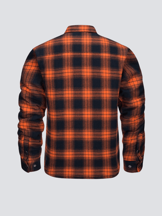 Kristian | Chemise à manches longues à carreaux pour motard
