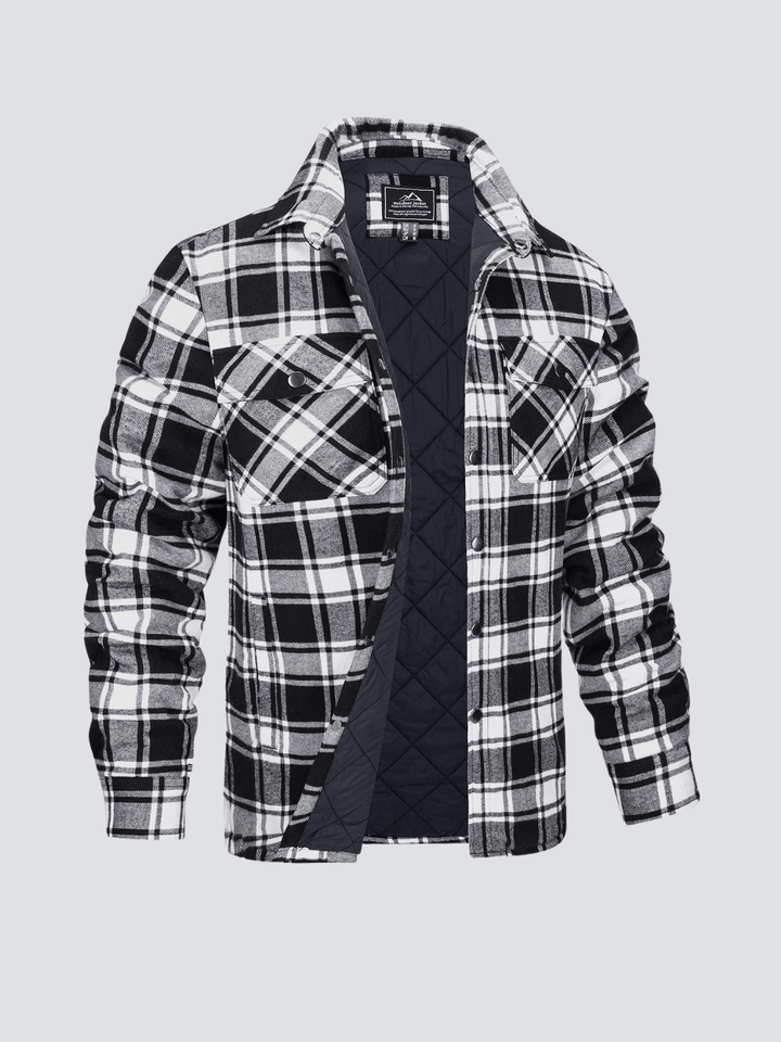 Kristian | Chemise à manches longues à carreaux pour motard