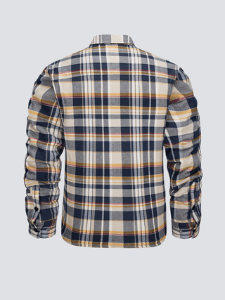 Kristian | Chemise à manches longues à carreaux pour motard