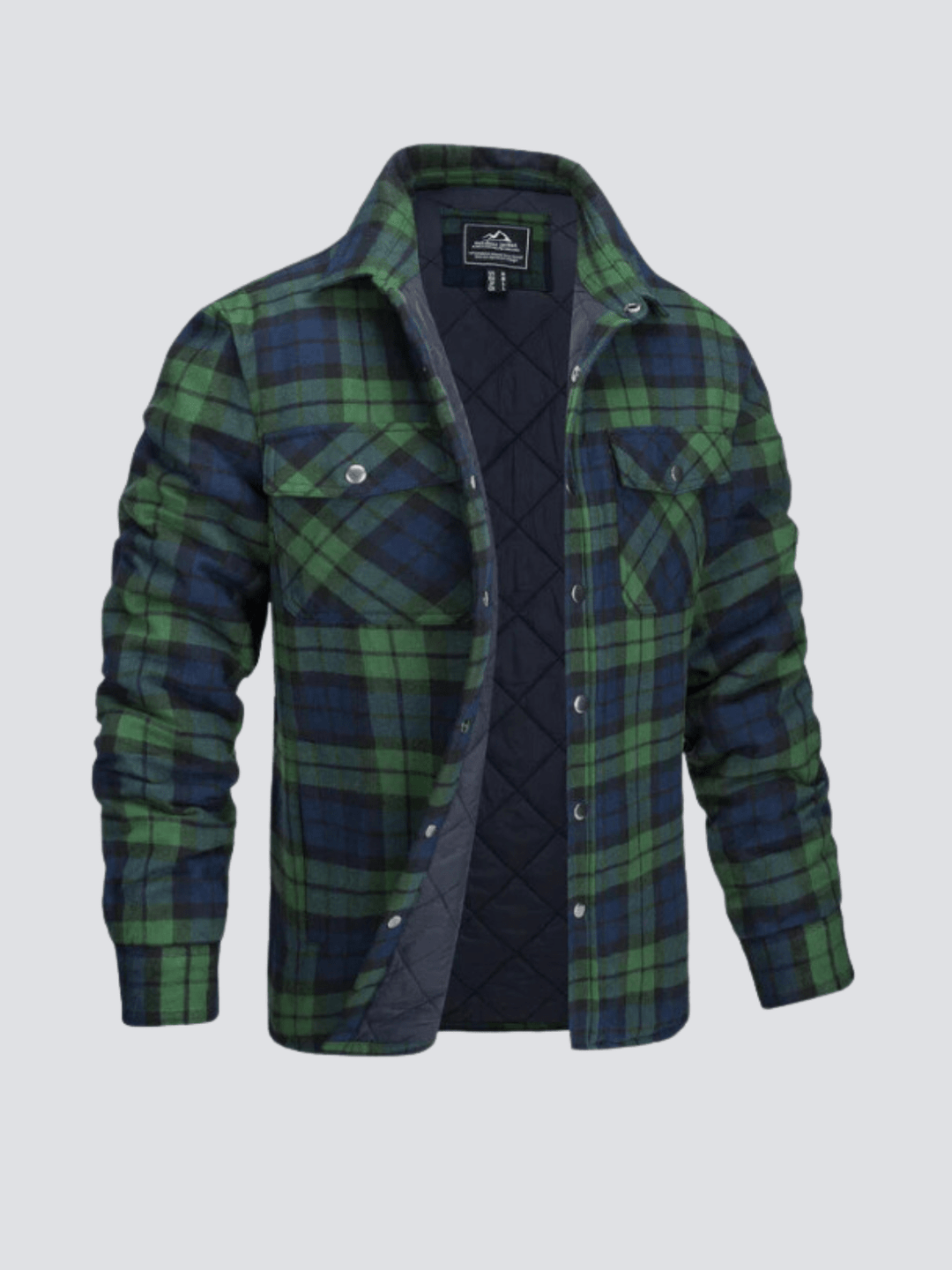 Kristian | Chemise à manches longues à carreaux pour motard