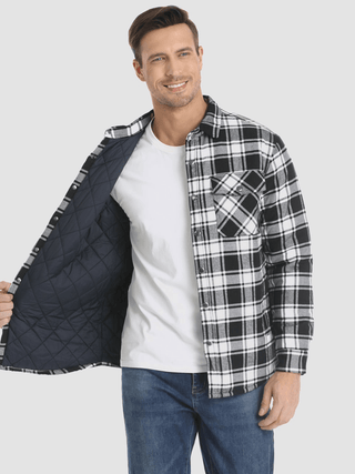 Kristian | Chemise à manches longues à carreaux pour motard