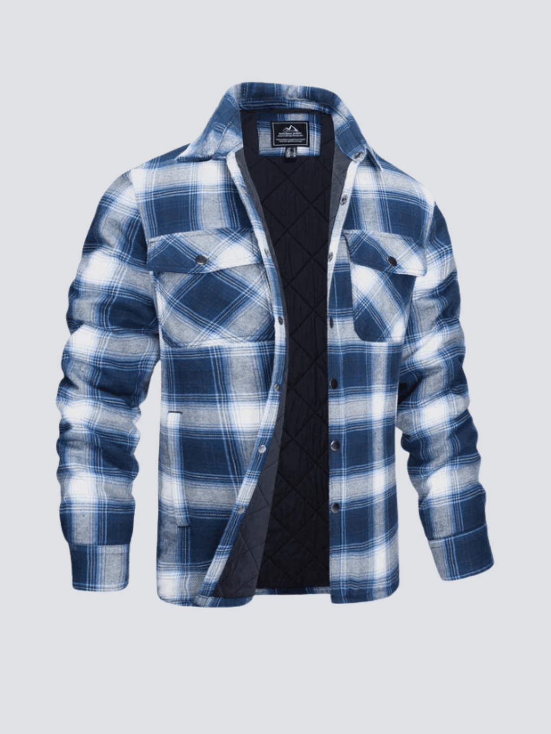 Kristian | Chemise à manches longues à carreaux pour motard