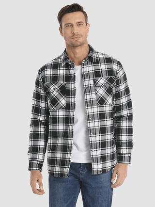 Kristian | Chemise à manches longues à carreaux pour motard