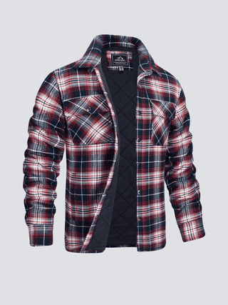 Kristian | Chemise à manches longues à carreaux pour motard