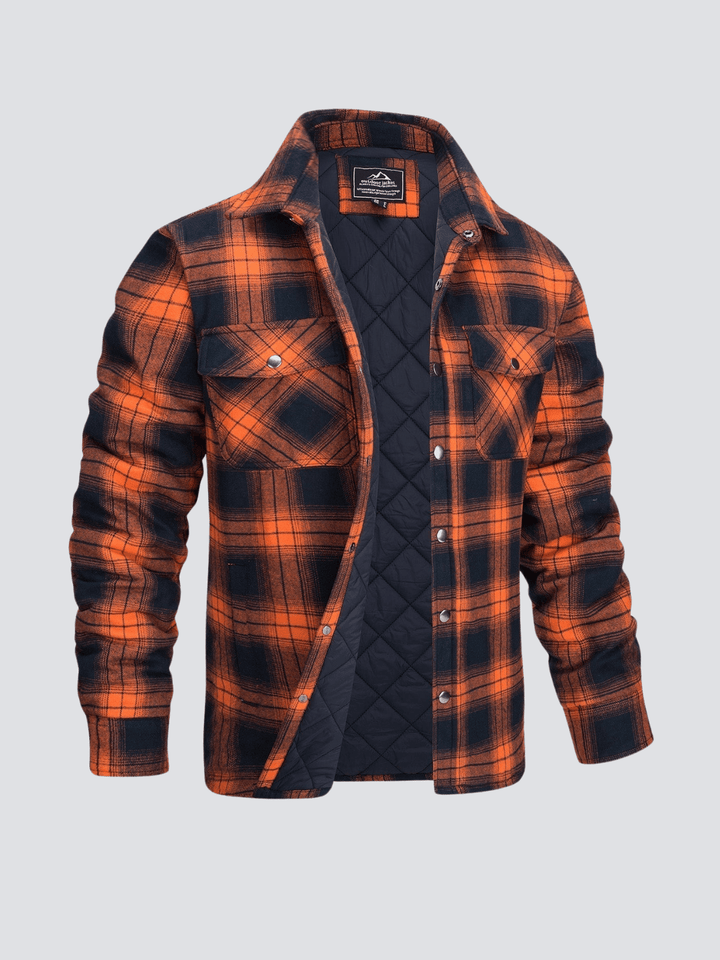 Kristian | Chemise à manches longues à carreaux pour motard
