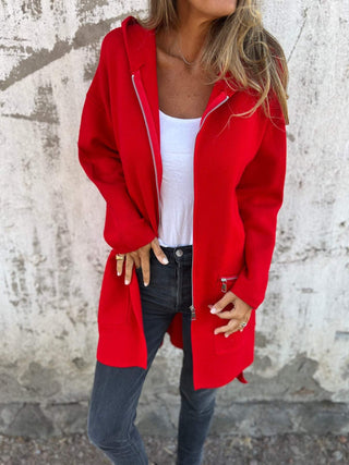 Lena | Cardigan à manches longues avec fermeture éclair