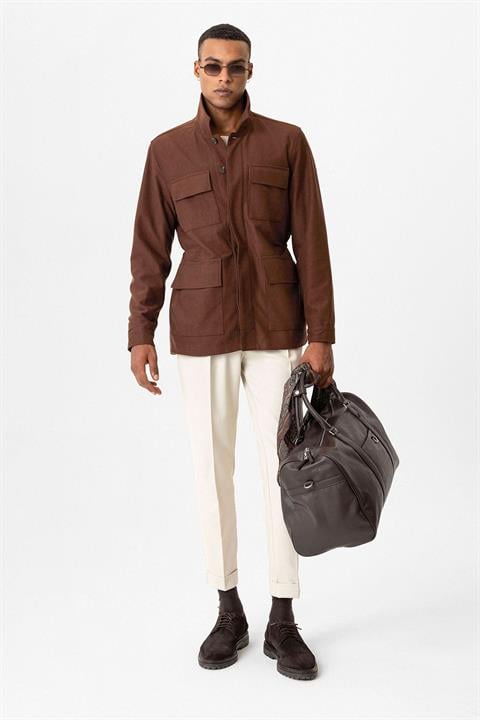 Einar | Manteau avec fermeture à boutons cachée