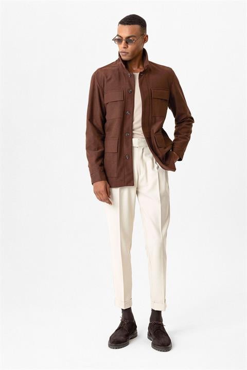 Einar | Manteau avec fermeture à boutons cachée