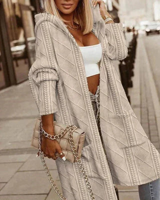 Johani™|Gilet en tricot long et chaud