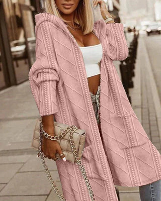 Johani™|Gilet en tricot long et chaud