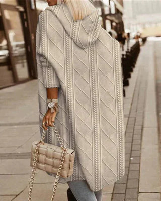 Johani™|Gilet en tricot long et chaud
