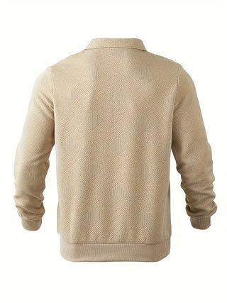 Alvarez | Chemise polo à manches longues avec demi-fermeture éclair