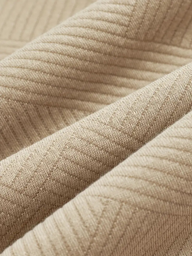 Alvarez | Chemise polo à manches longues avec demi-fermeture éclair