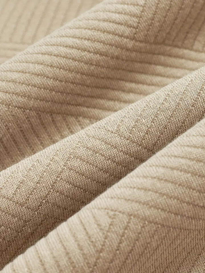 Alvarez | Chemise polo à manches longues avec demi-fermeture éclair