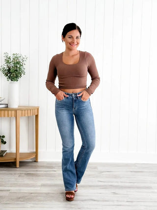Roswitha | Jean droit taille haute