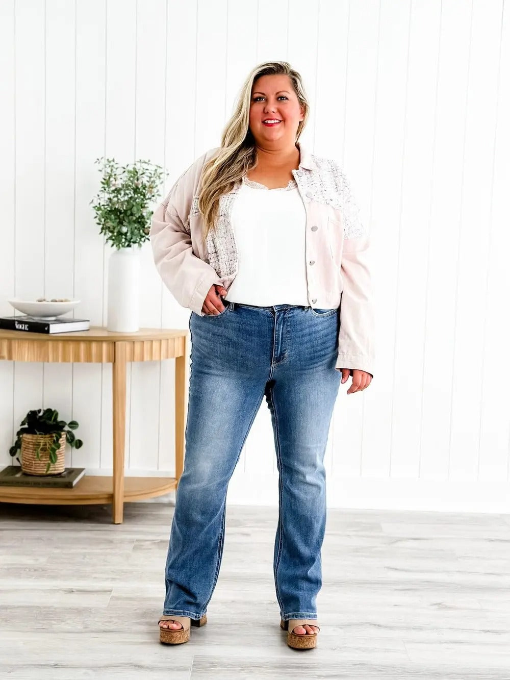 Roswitha | Jean droit taille haute
