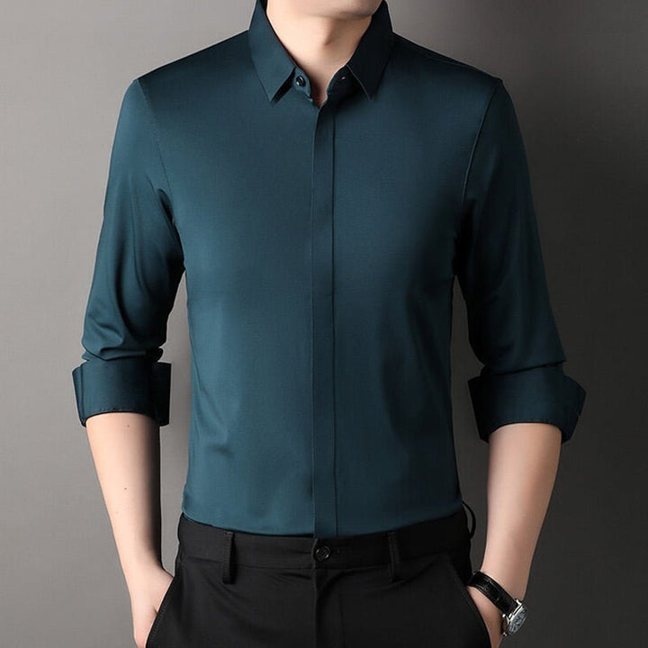 Lukas | Chemise stretch sans plis pour hommes