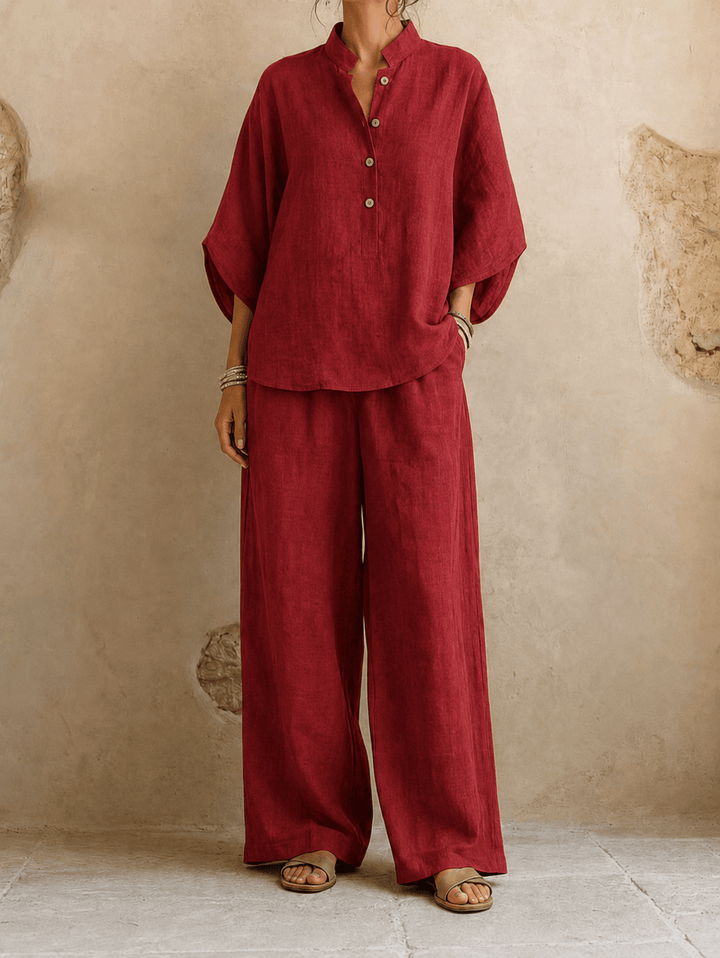 Élise™ | Ensemble Deux Pièces Fluide & Élégant