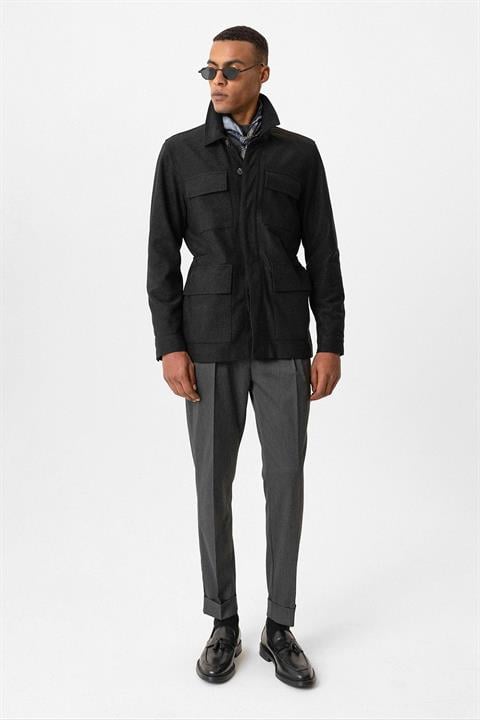 Torsten | Manteau avec patte de boutonnage cachée