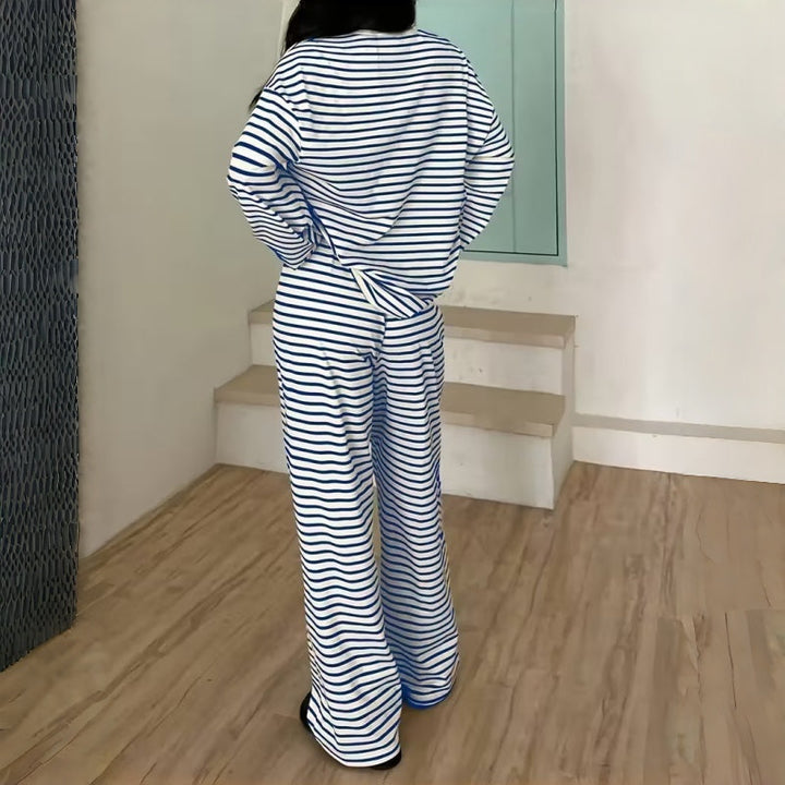 Aunora | Ensemble de pyjama rayé en deux parties