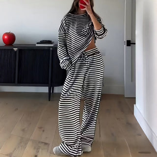 Aunora | Ensemble de pyjama rayé en deux parties