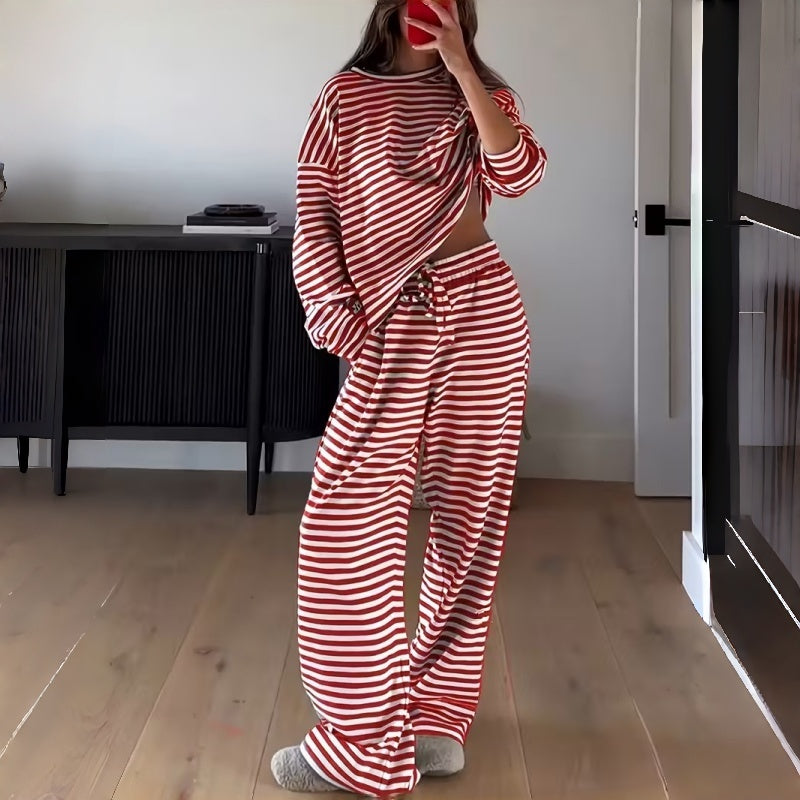 Aunora | Ensemble de pyjama rayé en deux parties