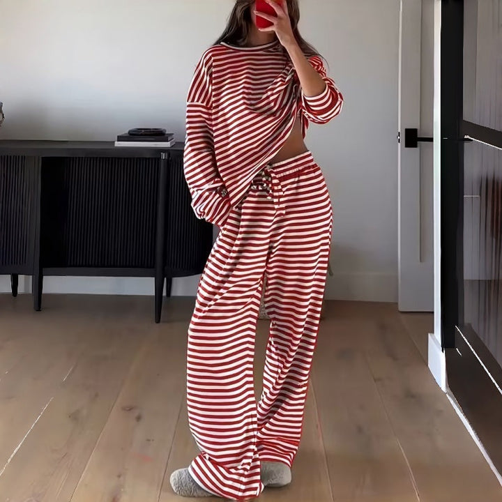 Aunora | Ensemble de pyjama rayé en deux parties