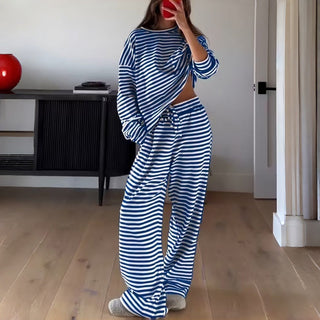 Aunora | Ensemble de pyjama rayé en deux parties