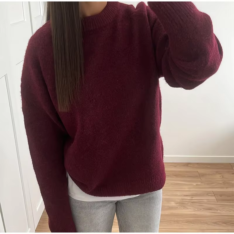 Crizel | Pull en tricot à col rond
