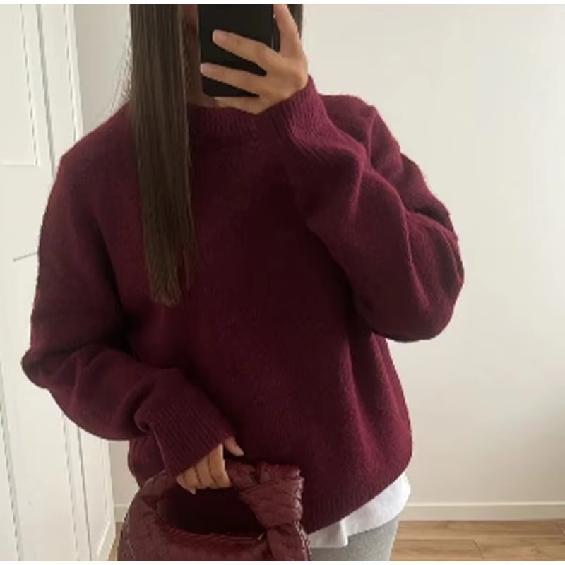 Crizel | Pull en tricot à col rond