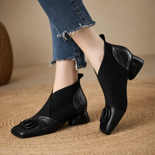 Bottes en cuir Opium