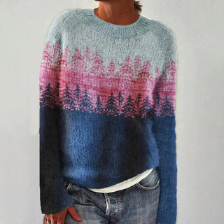 Cheryl | Pull en tricot à col rond