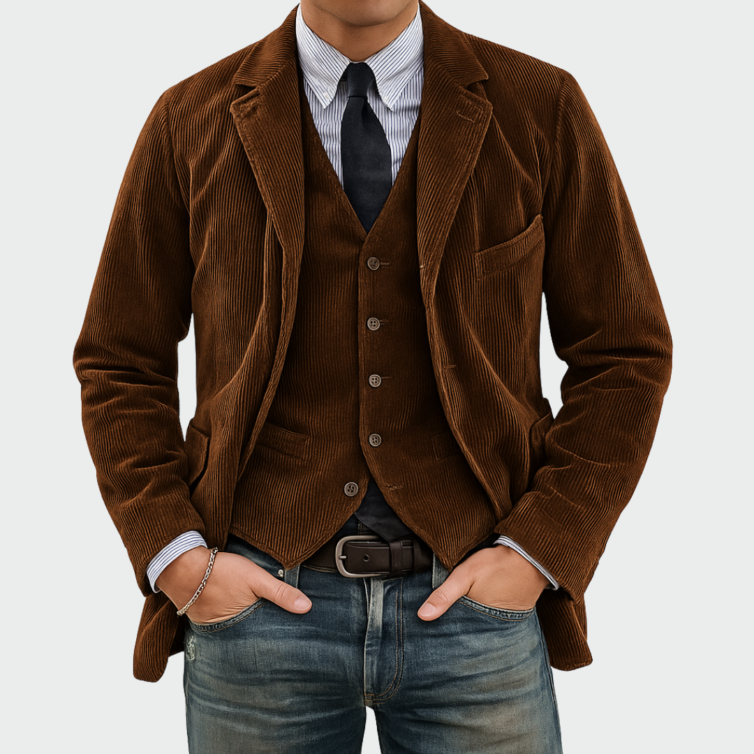 Ulf | Veste de costume élégante et gilet