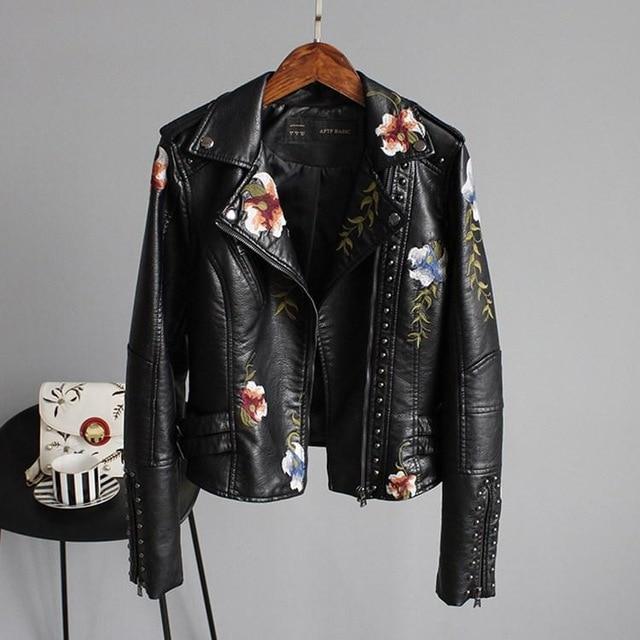Ella™| Veste en simili cuir