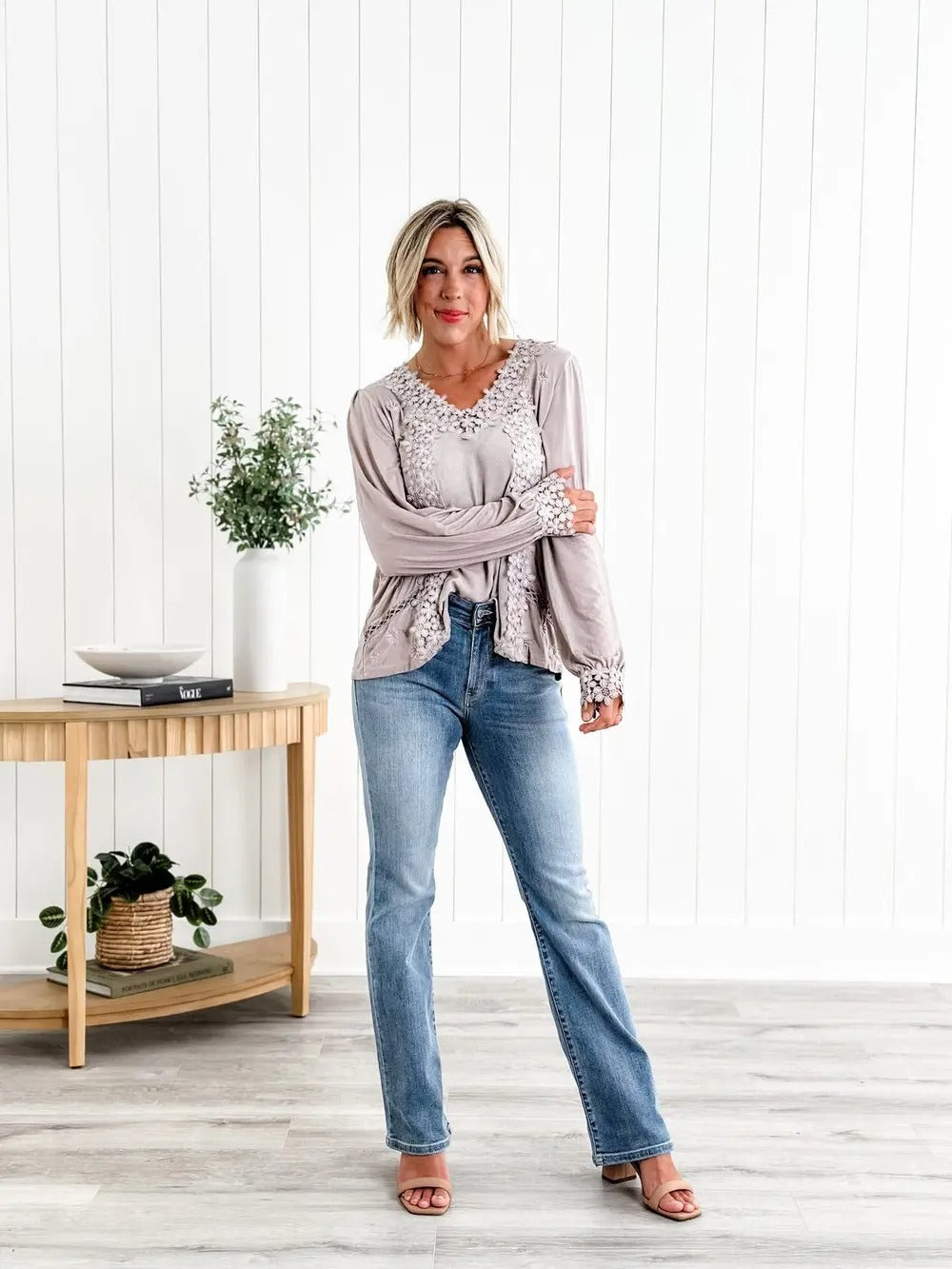 Roswitha | Jean droit taille haute