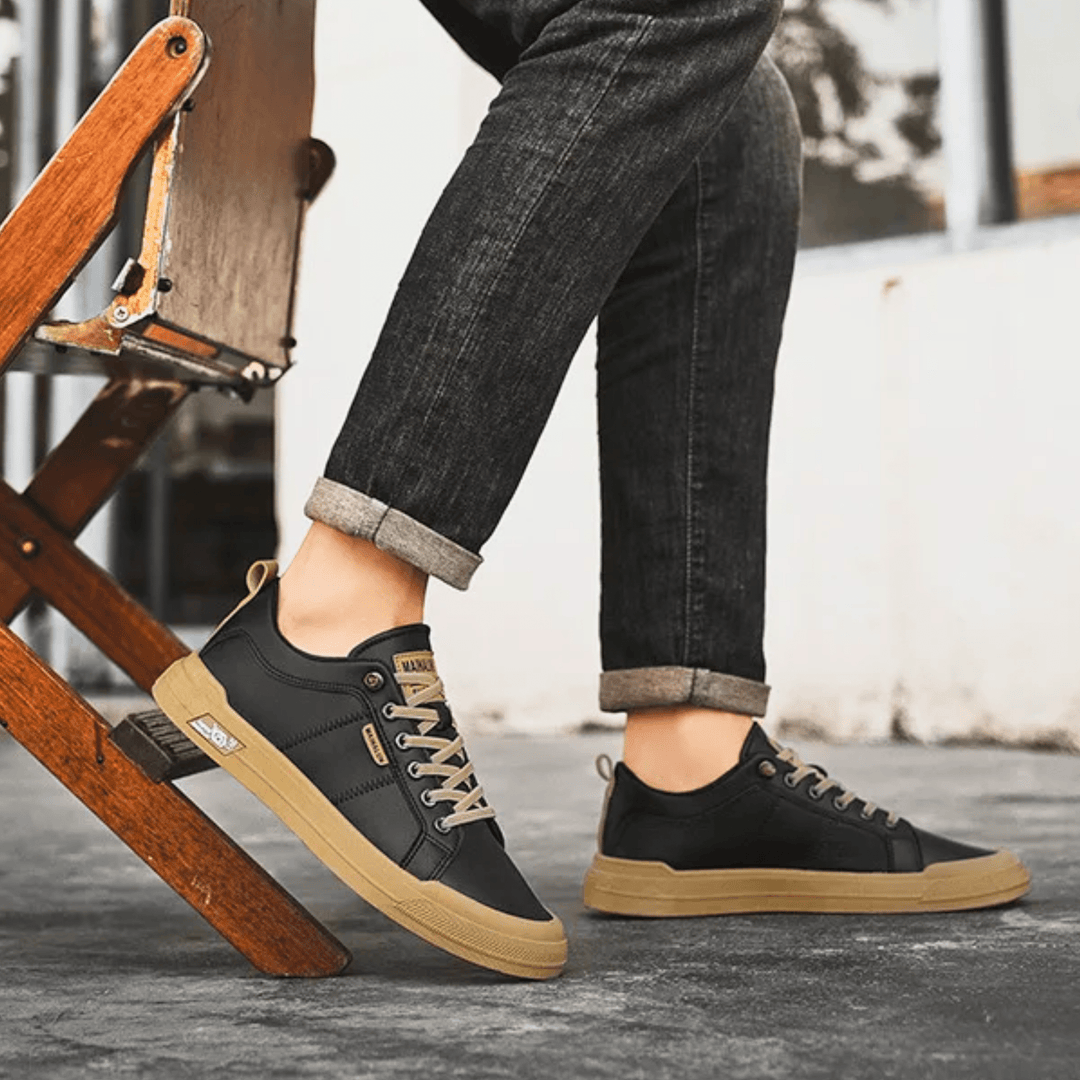 BASKETS EN CUIR HARRINGTON