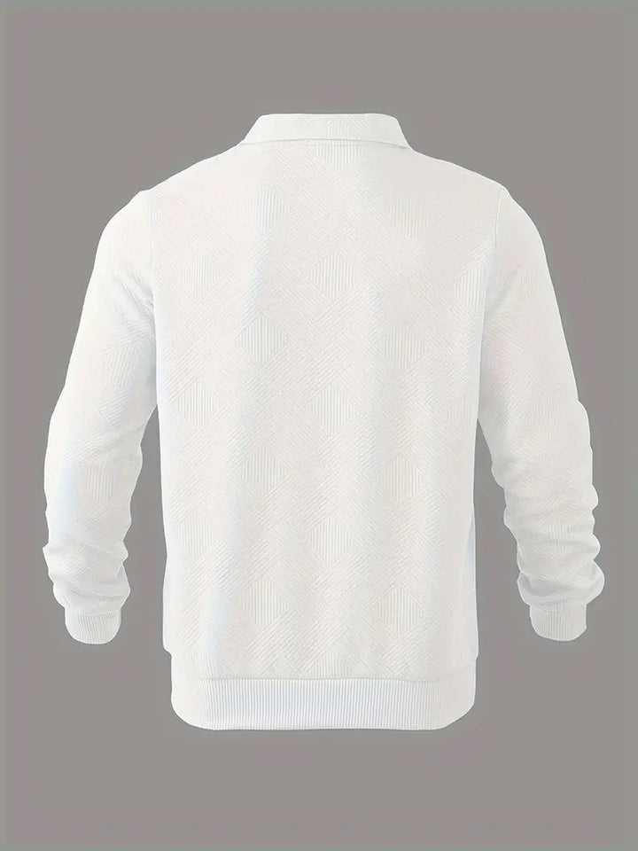 Alvarez | Chemise polo à manches longues avec demi-fermeture éclair